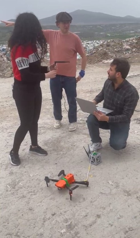 Integration of the CubeSat onto the drone platform